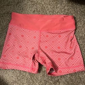 Pink spandex shorts for kids
